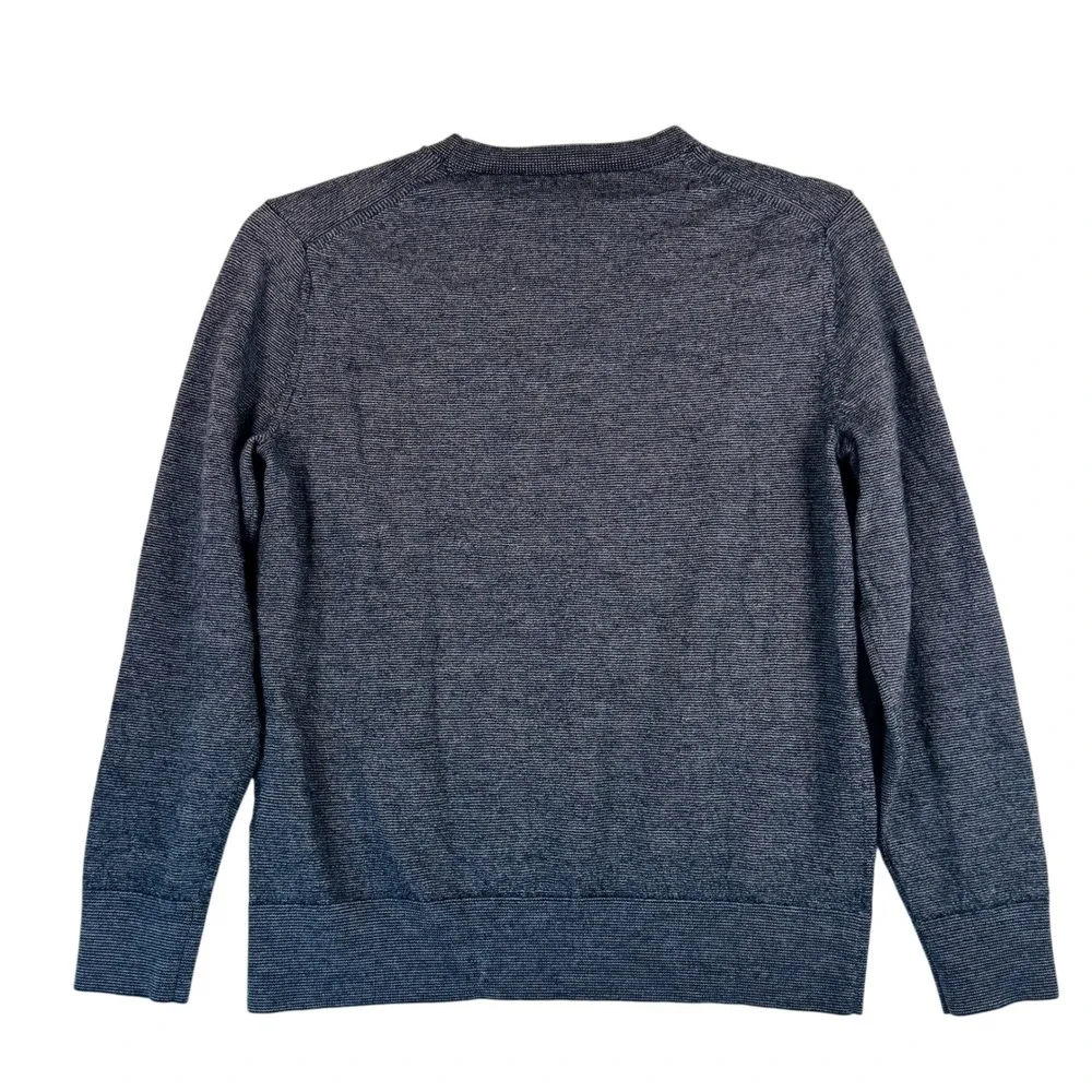 Banana Republic Italian‎ Merino Wool Sweater Navy Heather Medium